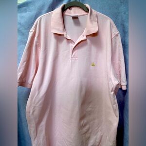 Brooks Brothers Performance Polo. XL. Soft Pink -Peach
